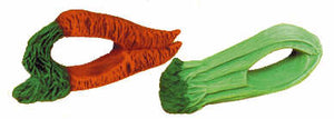 #2116 Napkin Rings - Carrot & Celery  3 1-2"