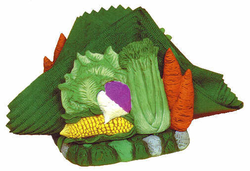 #2117 Vegetable Napkin Holder (1 side only)