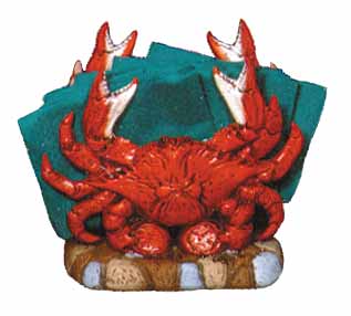 #2148 Crab Napkin Holder (1 side only)