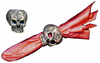 #2150 Human Skull Napkin Rings (2 in mold)  2