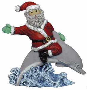 #2189 Santa on Dolphin  7"