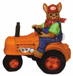 #2240 Bunny on Tractor (Large)  7"