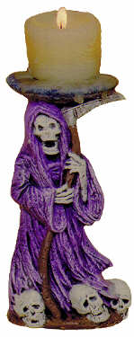 #2266 Grim Reaper Candleholder  6
