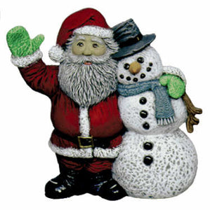 #2330 Santa & Snowman  Friend  5 1-2"