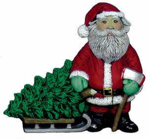 #2332 Santa & Tree  5 3-4"