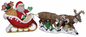 #2333 Santa in Sleigh  7"