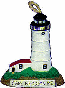 #2345 Small Lighthouse - Cape Neddick, Me  4"