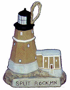 #2348 Small Lighthouse - Split Rock, Mn  3 3-4"