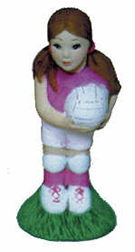 #2397 Girl Volleyball 4"