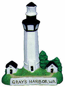 #2403 Small Lighthouse - Grays Harbor, Wa  4"