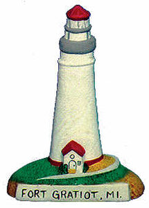 #2424 Small Lighthouse - Fort Gratiot, Mi  4"