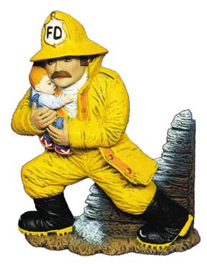 #2447 Fireman & Child  7
