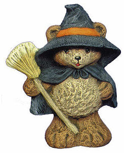#2448 Teddy Bear Witch  4"