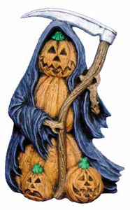 #2471 Pumpkin Person (Large) - Grim Reaper  6 1-2"