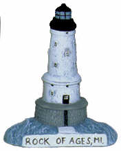 #2517 Small Lighthouse - Rock of Ages, Mi  3 3-4"