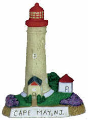 #2580 Small Lighthouse - Cape May, Nj  4"