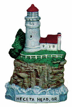 #2521 Small Lighthouse - Heceta Head, Or  4 1-4