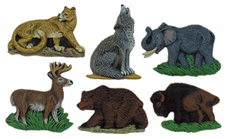 #2536 Wildlife Magnets (6 in mold)  3