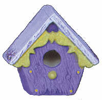 #2572 Mini Birdhouse - Victorian  2 1-4"