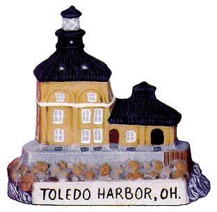 #2583 Small Lighthouse - Toledo Harbor, Oh  3 1-4