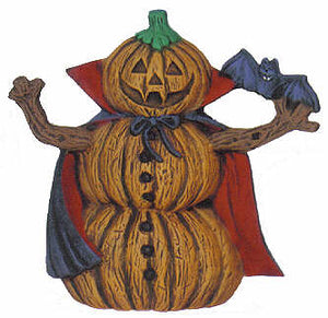 #2591 Pumpkin Person (Small) - Dracula  4"