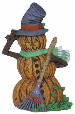 #2593 Pumpkin Person (Small) - Pumpkin Man  4 1-2