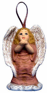 #2674 Angel Ornament -Blowing Kiss  2 1-2"