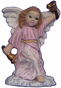 #2679 Angel Ornament, Ringing Bell  2 1-2"