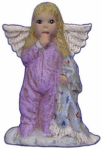 #2682 Angel Ornament, with Baby Blanket  2 1-2"