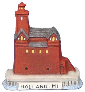 #2715 Small Lighthouse - Holland, Mi  3 1-4"
