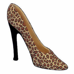 #2743 Shoe, Leopard Print Stiletto  3 1-2"