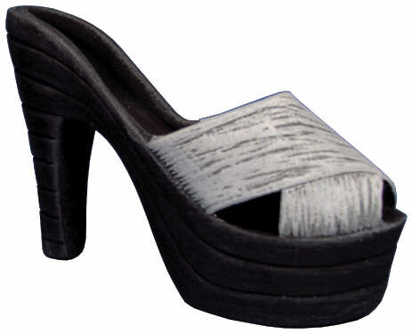 #2744 Shoe, (Platform Shoe)  2 3-4
