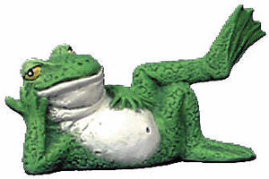 #2780 Attitude Frog Ornament Laying on Back  3 1-4"
