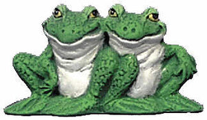#2781 Attitude Frog Ornament (2 Sitting Together)  3 1-4"
