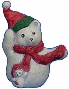 #2789 Snowbear with Lil Bear in Front Orn  3"