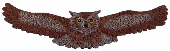 #2832 Owl Wall Plaque - Ash Catcher  16