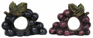 #2859 Fruit Napkin Rings, Grapes  (2 in mold)  3"