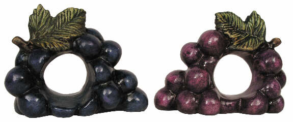 #2859 Fruit Napkin Rings, Grapes  (2 in mold)  3
