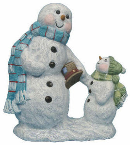 #2856 Snowkid Giving Snowman His Hat  7"