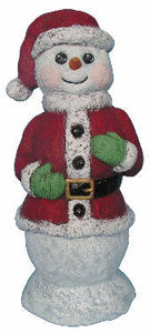 #2880 Santa Snowman  7 1-2"