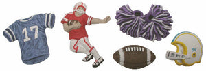 #2941 Football Magnets  2" to 3 1-2" each