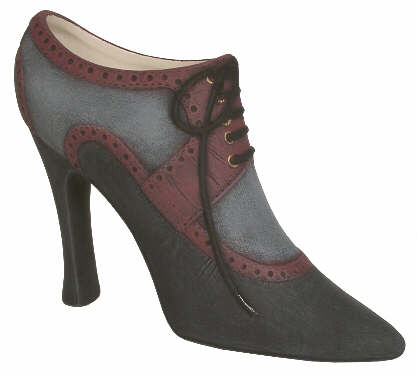 #2967 Large Shoe Victorian  5 1-2
