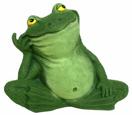 #2981 Attitude Frog (Lg) Sitting Meditation Style 5
