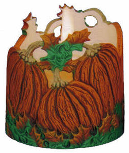 #3001 Candleholder - Pumpkin  4"