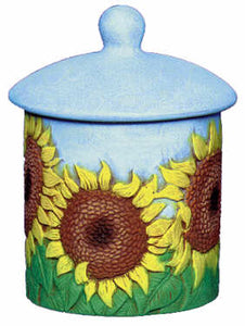 #3018 Candleholder - Sunflowers  4"