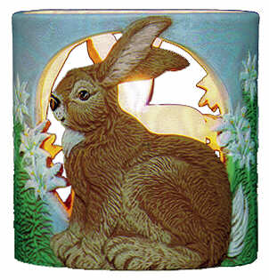 #3035 Candleholder - Rabbit  4