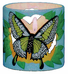 #3046 Candleholder - Butterfly  4"