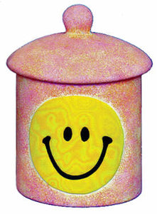 #3055 Candleholder - Smiley Face  4"