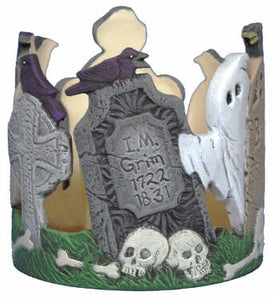 #3069 Candleholder - Tombstones  4"