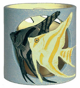 #3073 Candleholder - Fresh Water Angel Fish  4"